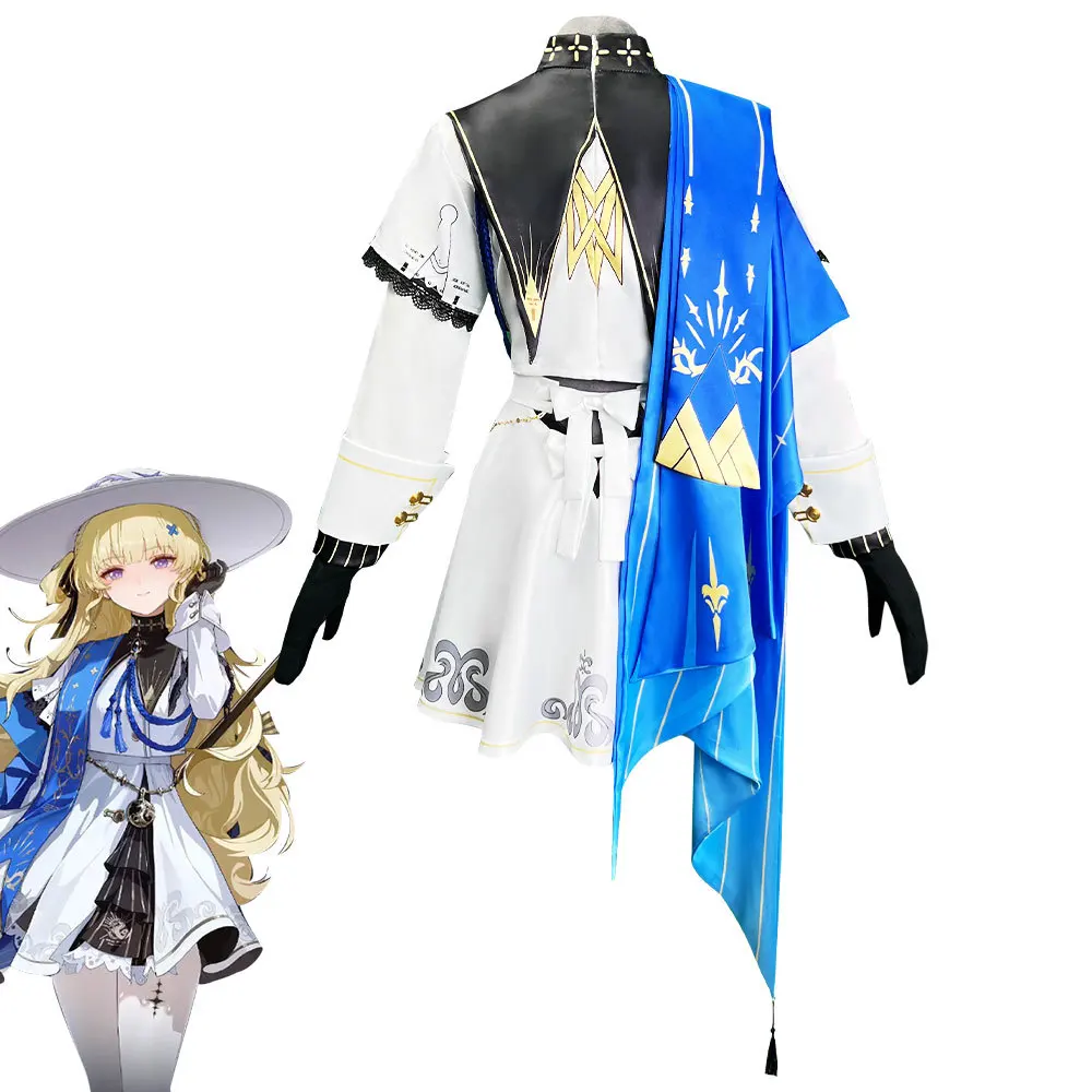 Фиби платье для косплея Wuthering Waves женщина игра боевой костюм аниме вечерние
