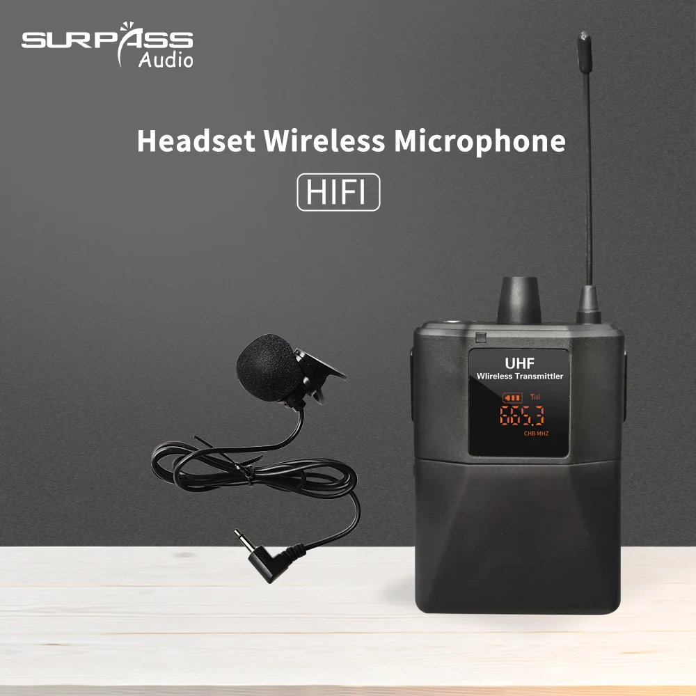 УВЧ беспроводной микрофон на лацкан с зажимом, мини-микрофон на лацкан, портативный Проводной петличный микрофон длиной 1,2 м, микрофон с излучателем