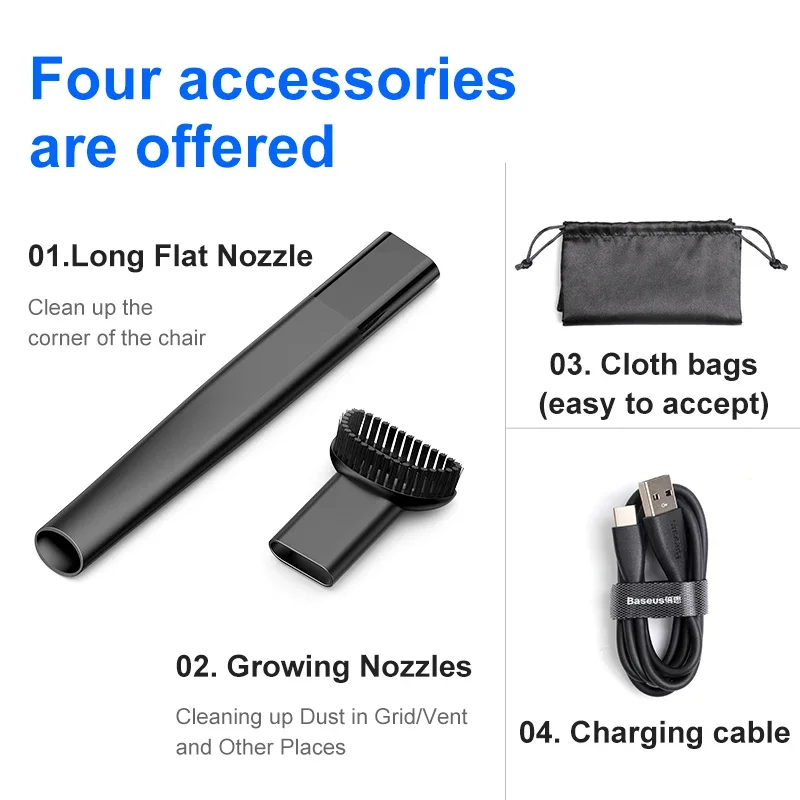 65 Вт беспроводной небольшой мини-ручной автомобильный пылесос поглощающий