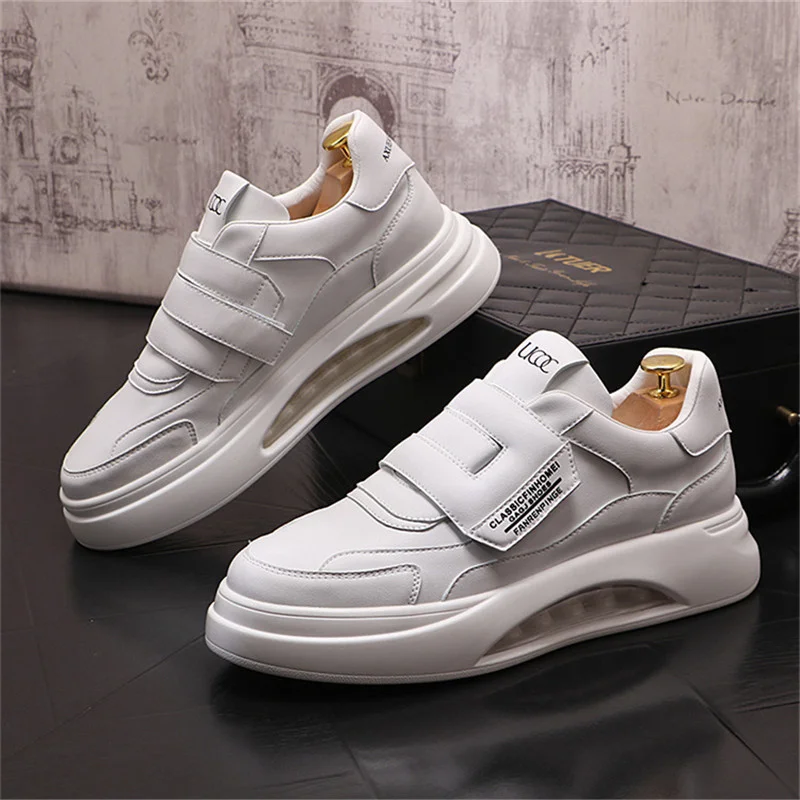 

Кроссовки мужские кожаные, Повседневная модная обувь, плоская подошва, для скейтборда, хип-хоп