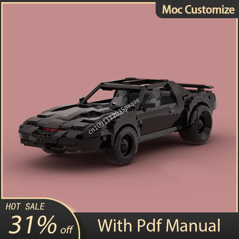 1346 шт. UCS Knight Rider KITT Vehicle Moc 76139 Бэтмобиль Строительные блоки Сборка Модель