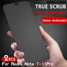 2 шт.лот, матовое закаленное стекло для Redmi Note 11 Pro Note 11T Redmi Note 10 Pro, Защита экрана для Redmi Note 10S Note 9S, стекло