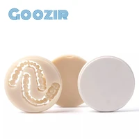 goozir hot sale cad cam acetal disc open system 98mm dental pmma disk for lab dental material pmma resin clear block 95mm