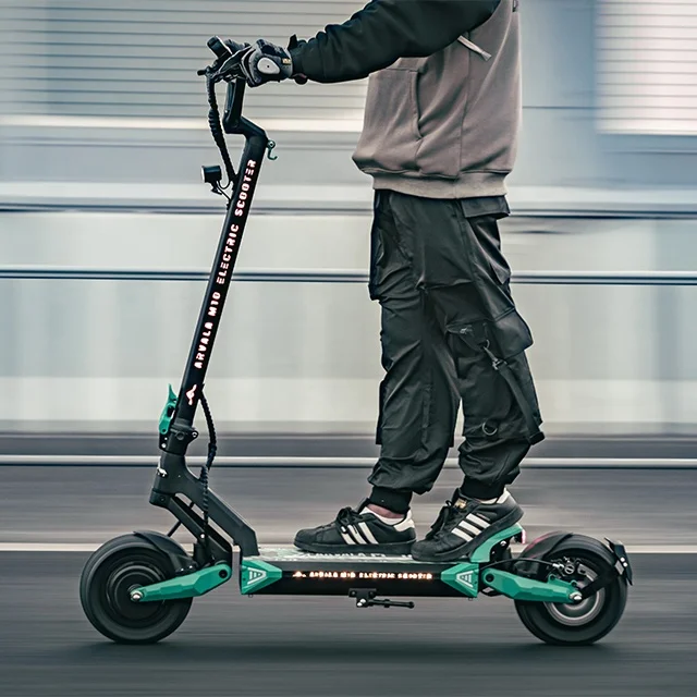 

Arvala 2000W dual motor kick pedal scooter