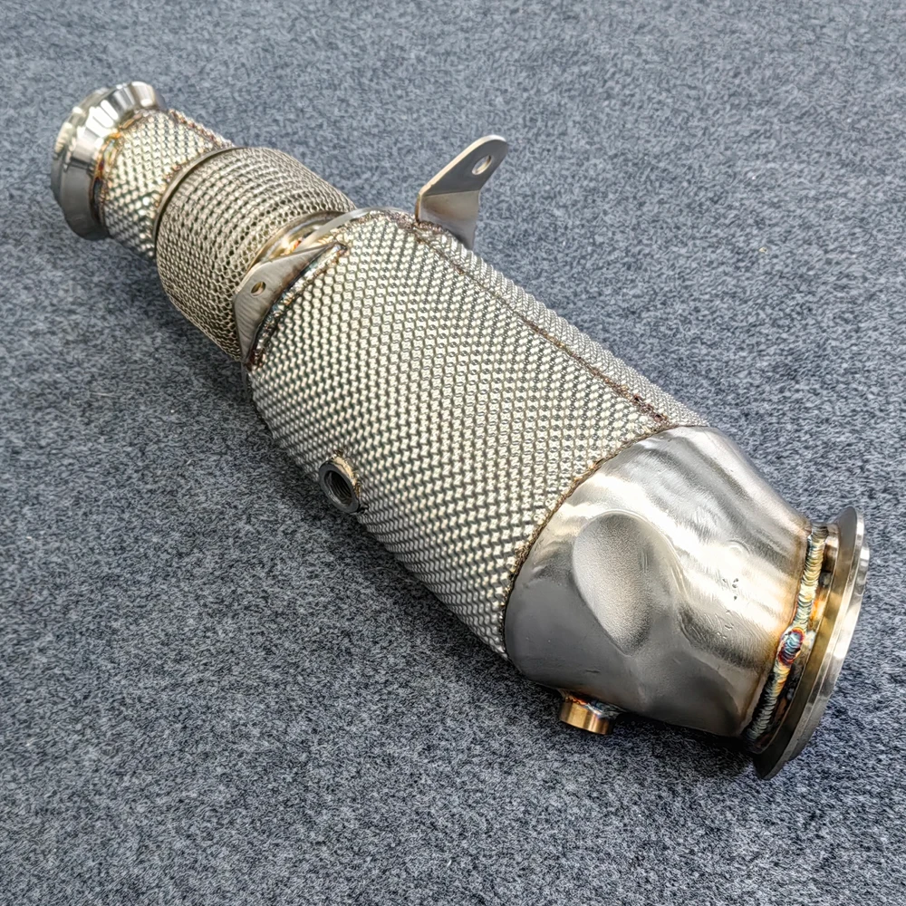 Заводской OEM-даунпайп MM для N55 F10F07F18F15F16 535i535gt535liX5X6, выхлопная система из SS304 с катализатором (art.: 3920dc3660806) - 3920dc3660806