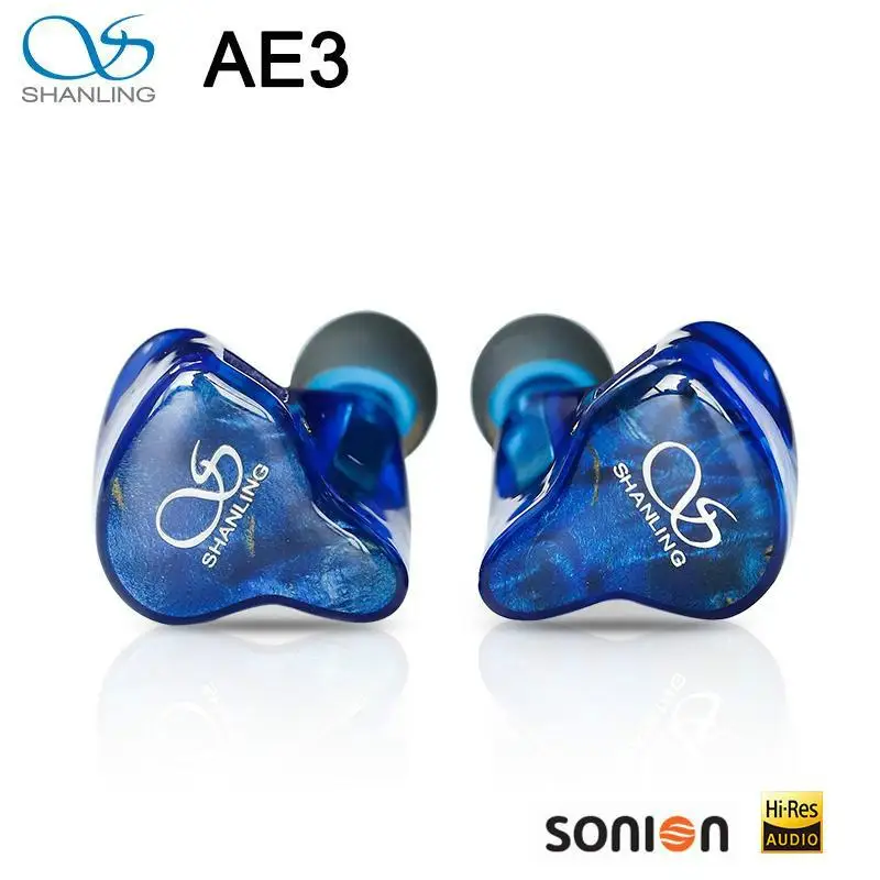 

Shanling AE3 3BA Sonion 2354 38D2XJ сбалансированные арматурные Hifi музыкальные Аудиофильные наушники-вкладыши IEMs 0,78 2-контактный съемный кабель