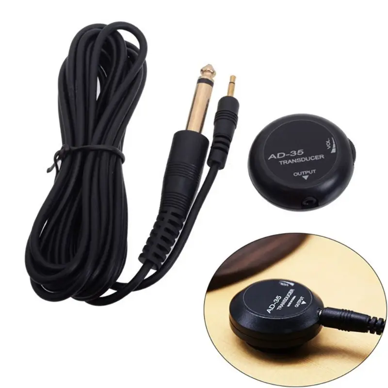 

G92F Mic Pickup Electric Transducer Bass Ukulele for Acoustic Guitar Harp Viola Cello