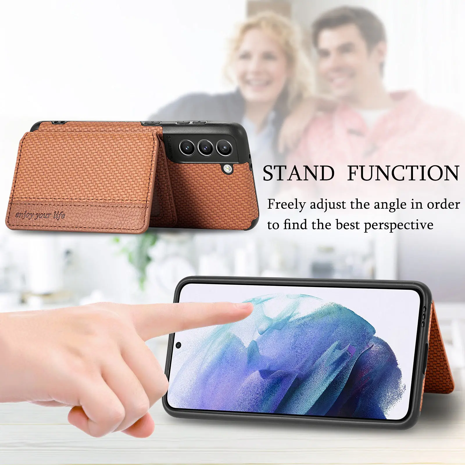 Magnetic Wallet Leather Case For Samsung Galaxy S23 Ultra S22 S21 Plus A14 A54 A52 A34 A72 A33 A53 Note20 Card Slot Holder Cover