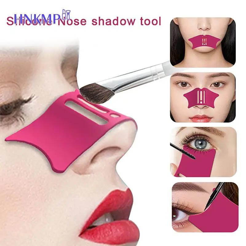 

Silicone Nose Make Up Aid Nose Shadows Makeup Tool Professional Eyeliner Make-up Stencils Cosmetic Auxiliary Repair Tools