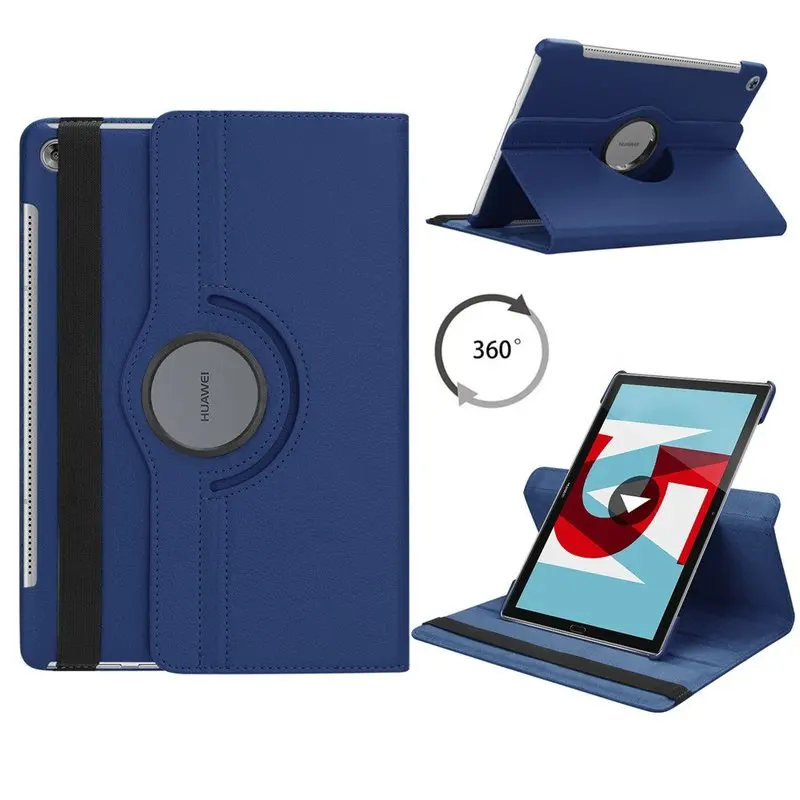 

Tablet Case For Huawei MediaPad M5/M5 Pro 10.8"2018 CMR-AL09/W09/W19 Cover 360 Rotating Bracket PU Leather For Huawei M5 10.8"