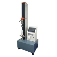 desktop digital electric single pole tensile testing machine fiberglass cloth textile universal tensile test equipment