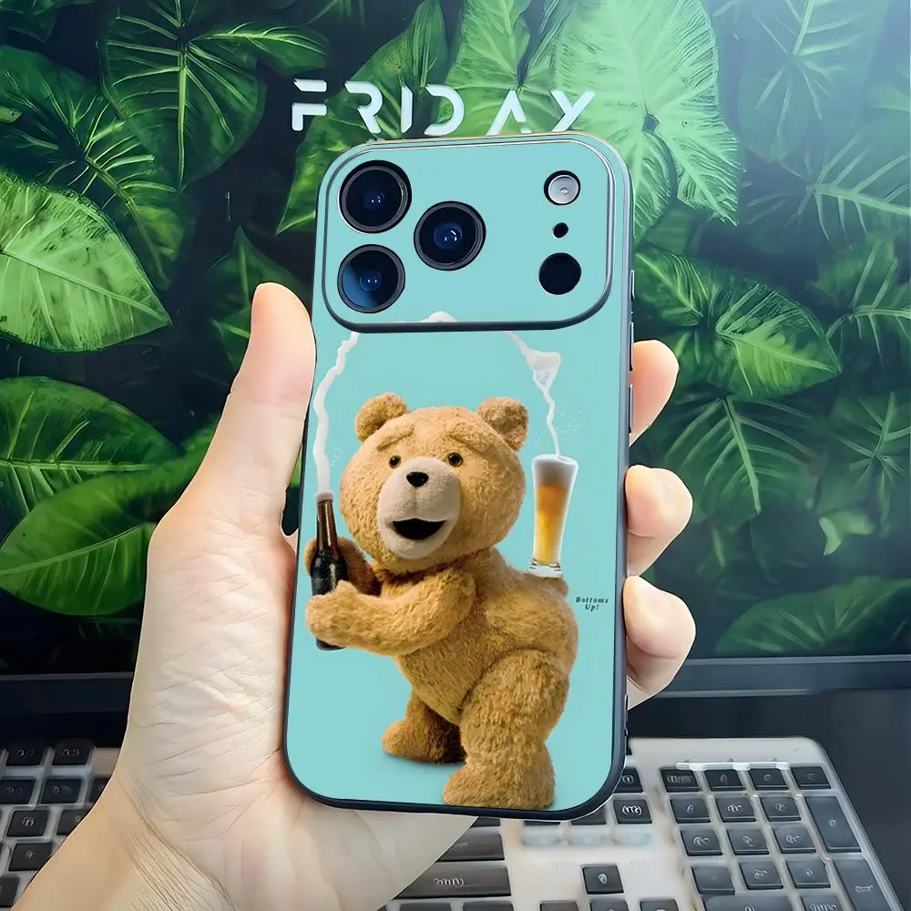 Фото Чехол для телефона Ted Bear Movie Ted Kiss MY Butt Ass для Iphone 17 Air, чехол Peace для 16 Pro Max 15 14 Pro Max 13pro 11 X Xs Xr №1