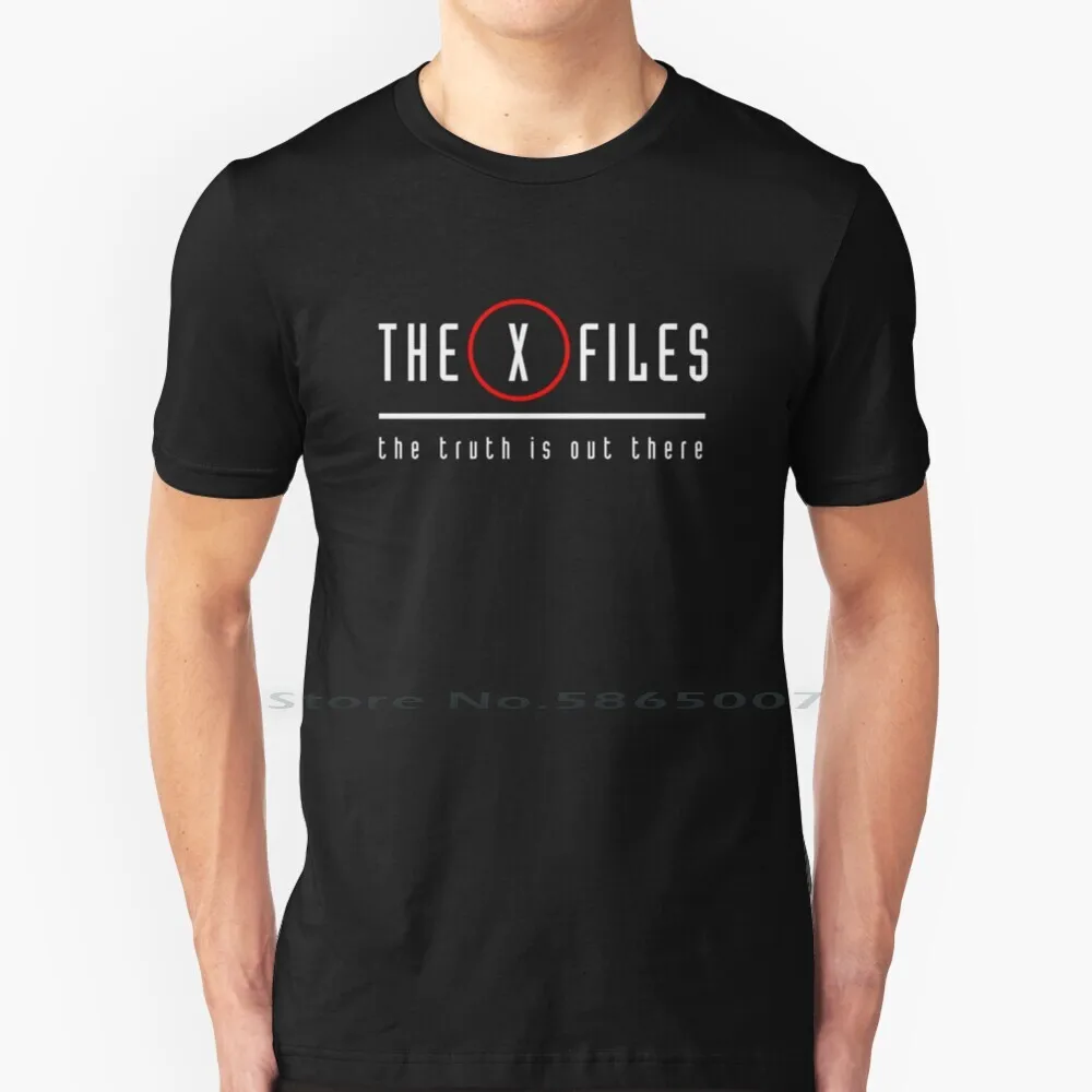 

The Truth Is Out There ( White Text ) T Shirt 100% Cotton The X Files Dana Scully Fox Mulder I Want To Believe Tv Txf Fbi The