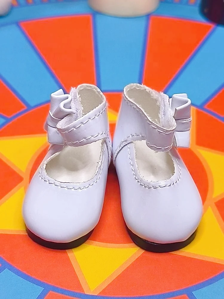 

Fashion Toy Shoes 5 cm Leather Accessory Shoe for Kids Dolls Girls 1/6 Ball-jointed Doll Toys Mini Accessories for Children Toys