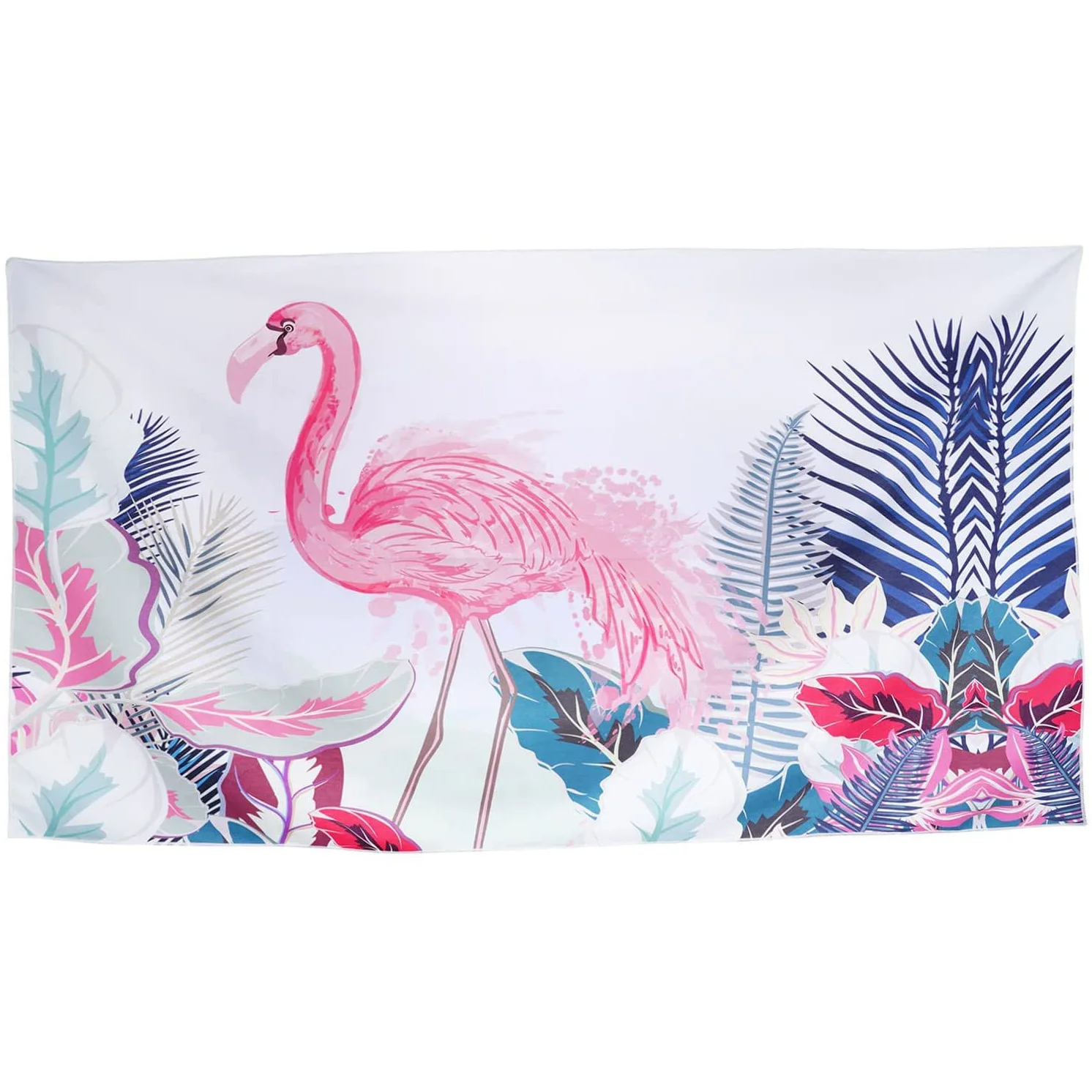 

Yeacun Flamingo & Leaf Oversized Thin Quick Dry Towel
