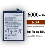 original cell mobile phone 3 87v 6000mah battery for motorola moto g10 power mh60 batteries smart phone repair replacement