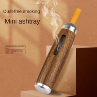 car portable ashtray smoking in the car no ash lazy driving cigarette holder walnut cigarette holder ash tray for car