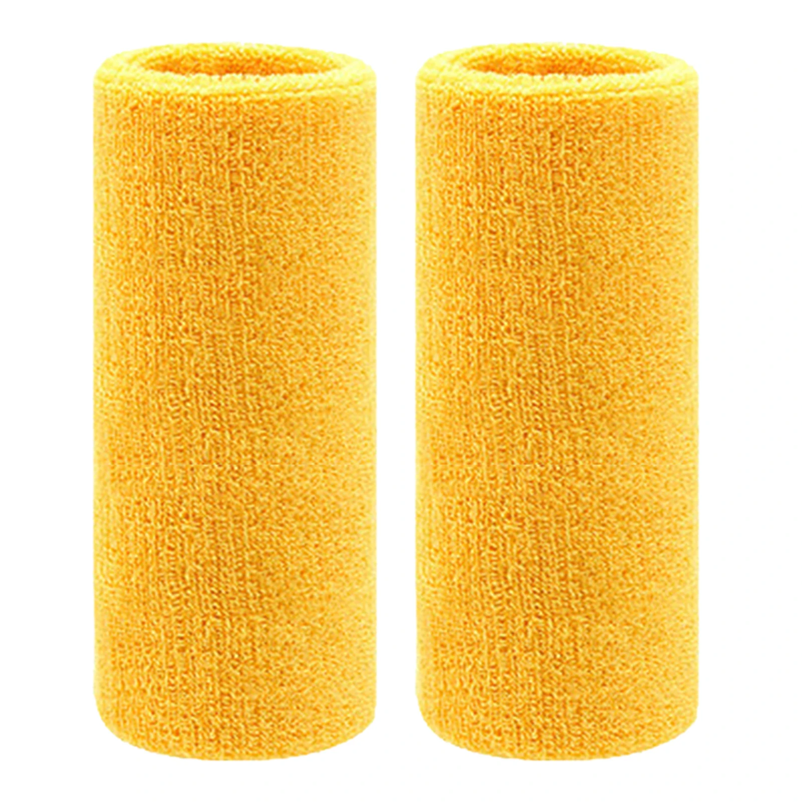 

2pcs Assorted Colors Outdoor Sports Running Absorbent Thicken Football Basketball Athletics Men Women Arm Sweatband Doublewide
