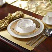european modern fresh couple ceramic western food plate ceramic steak decoration tableware decorative cup and dish set