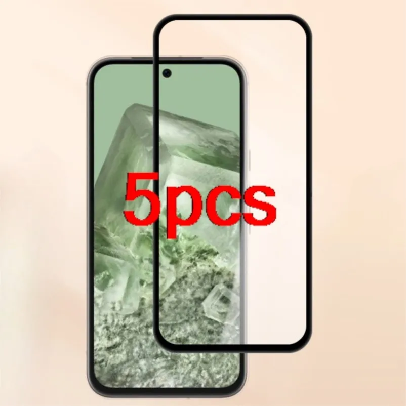 Закаленное стекло 9d с черными краями для google pixel 8a Защитная пленка экрана pixel8a