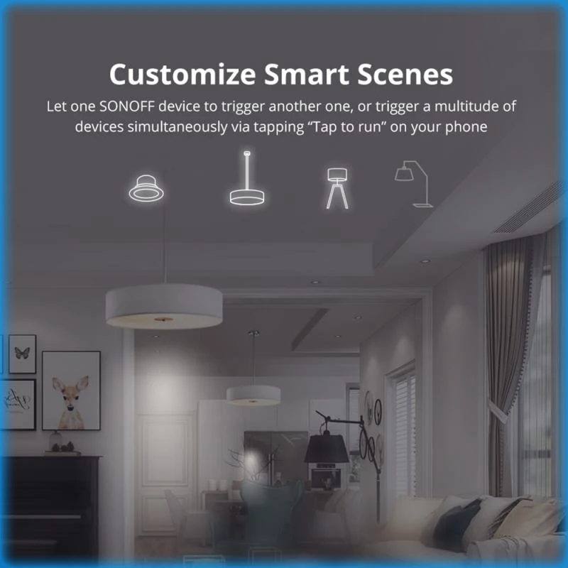 Смарт светильник ель SONOFF MINI R2 с поддержкой Wi-Fi и голосовым управлением |