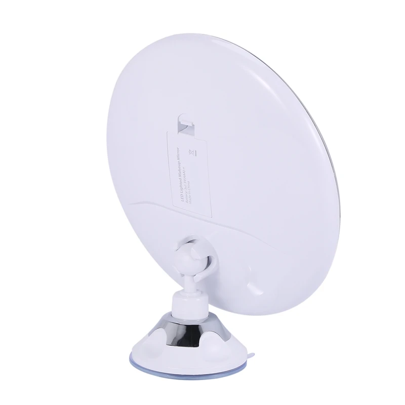 Зеркало для макияжа с 10-кратным увеличением и подсветкой естественный белый