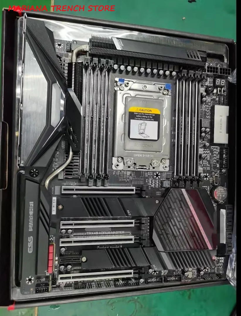 

Материнская плата AORUS MASTER TRX40 для GIGABYTE игровая, 3-е поколение, процессоры Threadripper WiFi AX200 802.11ax 2T2R