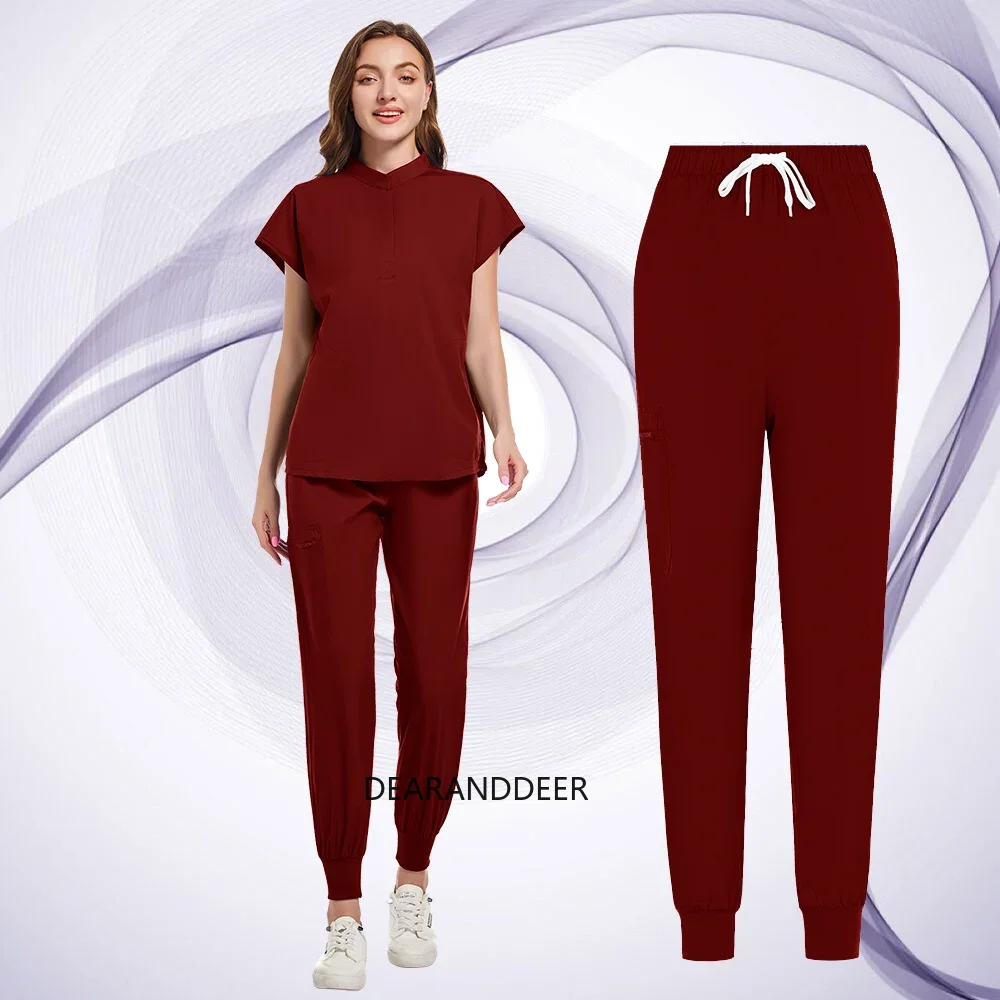 Однотонная униформа для медсестер доктор медсестра медицинские женские