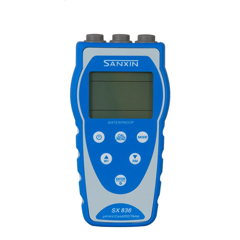 Портативный измеритель pH проводимости и растворенного кислорода Shanghai Sanxin SX836