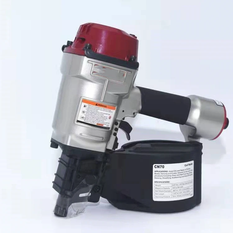 Пневматический пистолет для гвоздей CN55/CN70/CN80/CN100, используется для катушечных гвоздей, деревянных поддонов, деревянных коробок