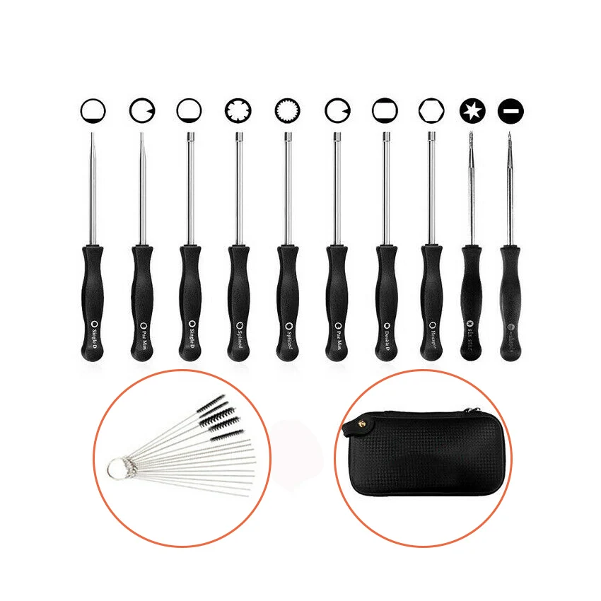 

Carburetor Adjusting Tool Set Multi-head Tune-up Bolt Key Driver Chainsaw Repair Maintenance Screwdriver Brush Splined Carb