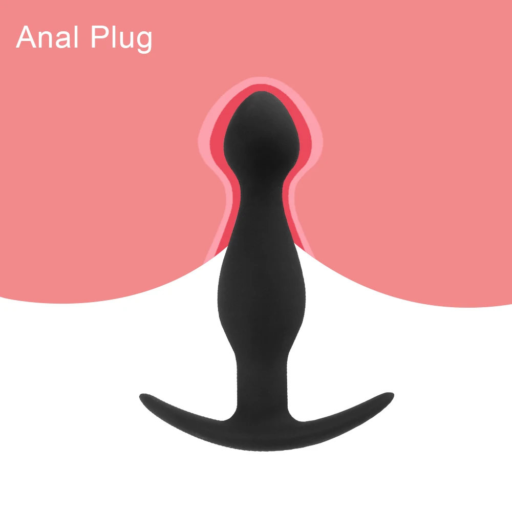 Силиконовая Анальная пробка для начинающих устройство массажа влагалища и точки