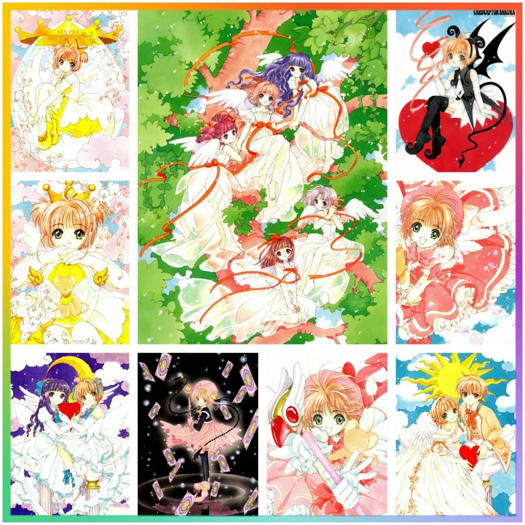 Японский Милый Мультфильм Вышивка Крестиком Сакура Алмазная Живопись Полная