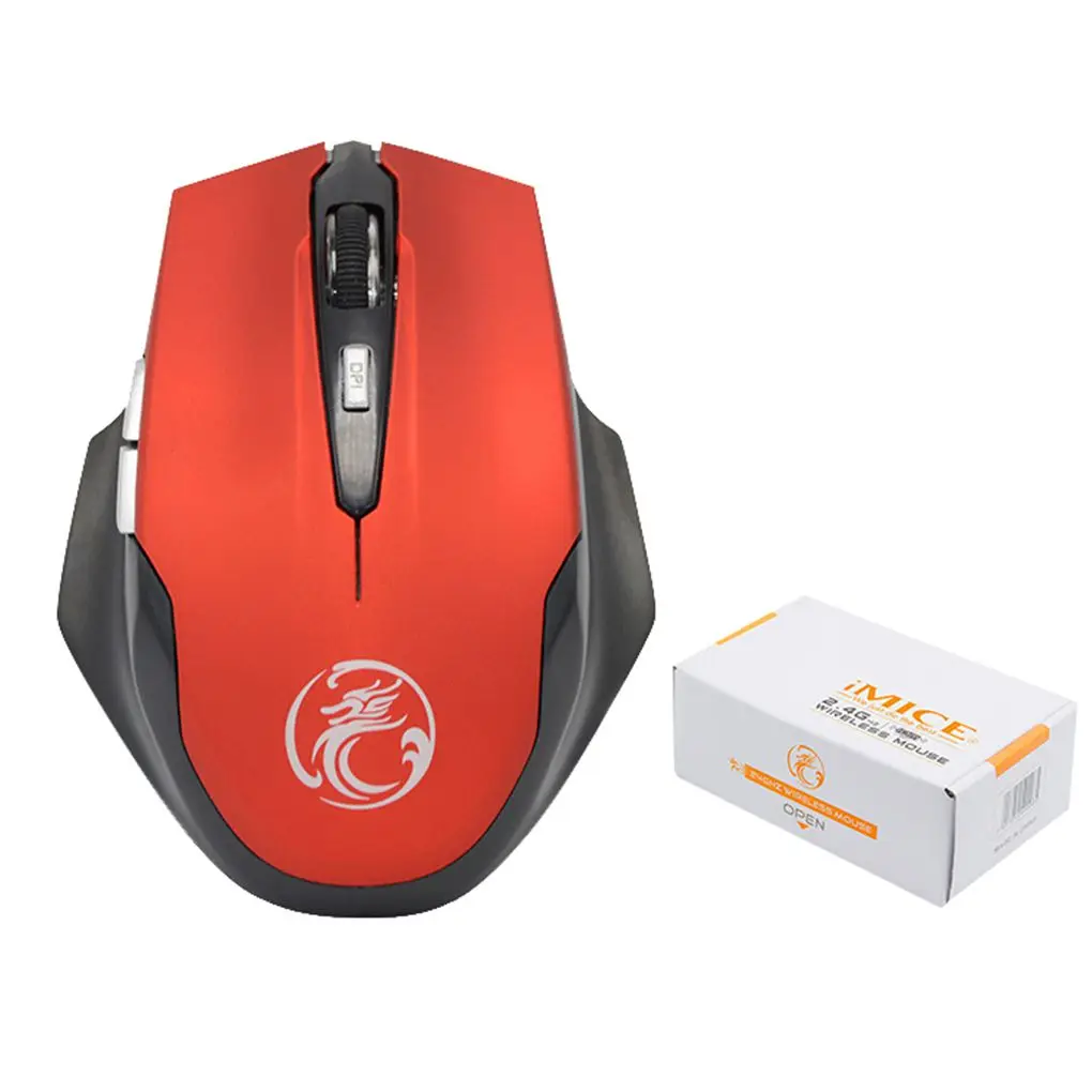 

Беспроводная портативная USB-мышь iMice, 1600DPI, 6 кнопок, 2 4 ГГц