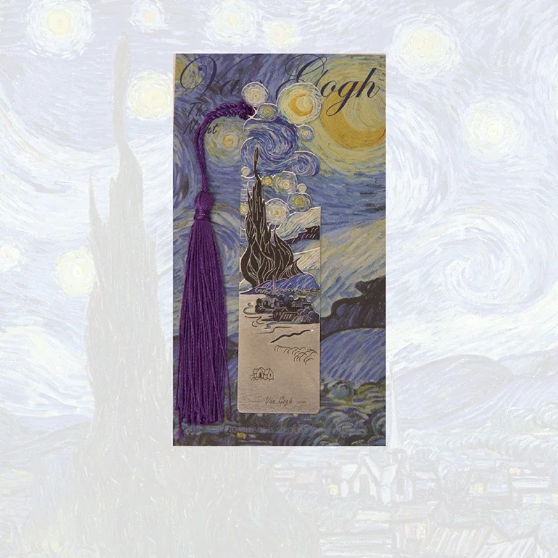 

Металлическая закладка MOONBIFFY цветочная живопись