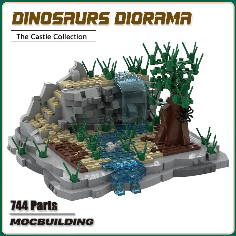 Пейзаж 1 сцена из фильма MOC набор строительных блоков игрушки диорама ходит в