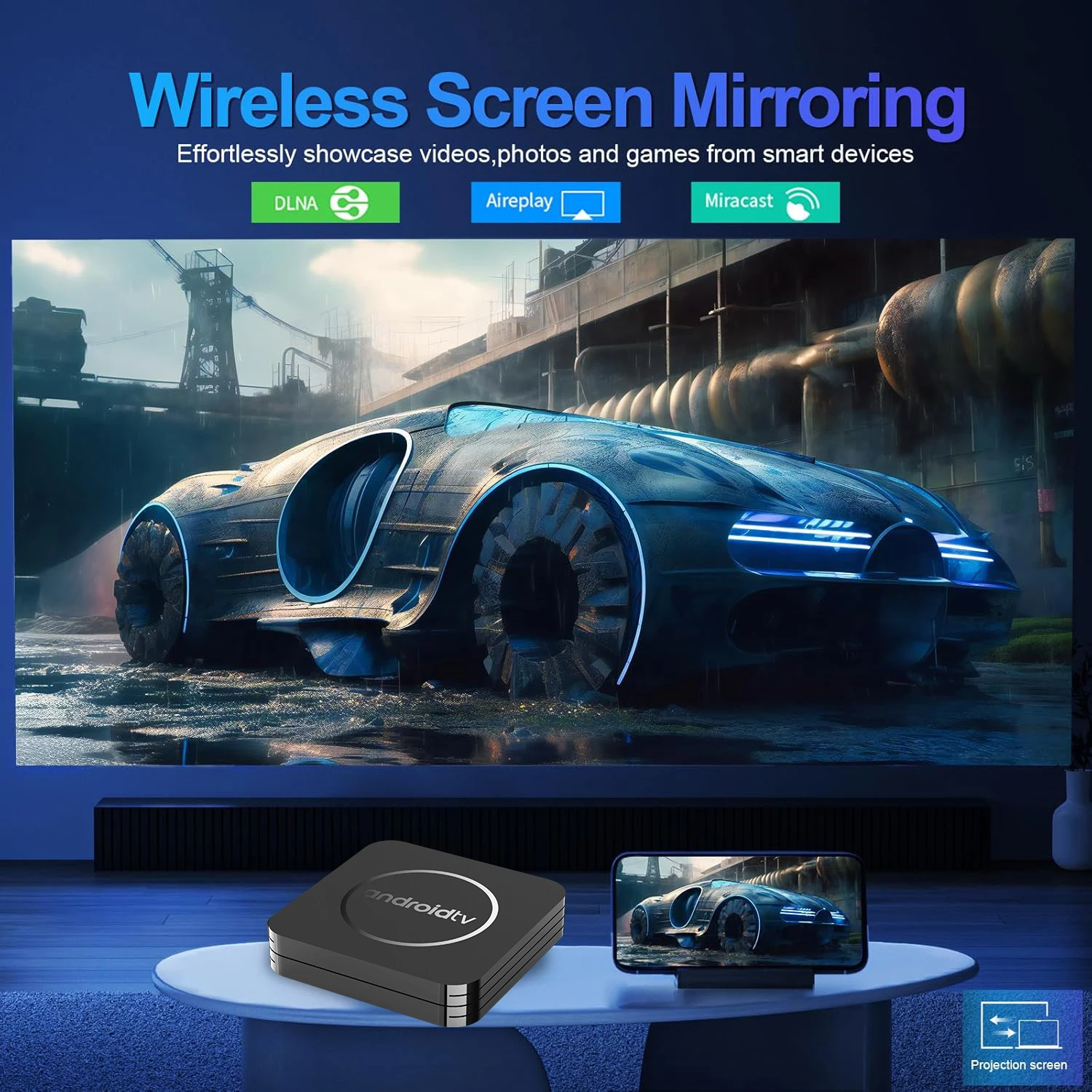 Пульт ДУ для Android 7.1 Smart TV Box KANAVI Mortal Q5S 4K CPU Allwinner H3 с Mali-G31 2.4G Wi-Fi