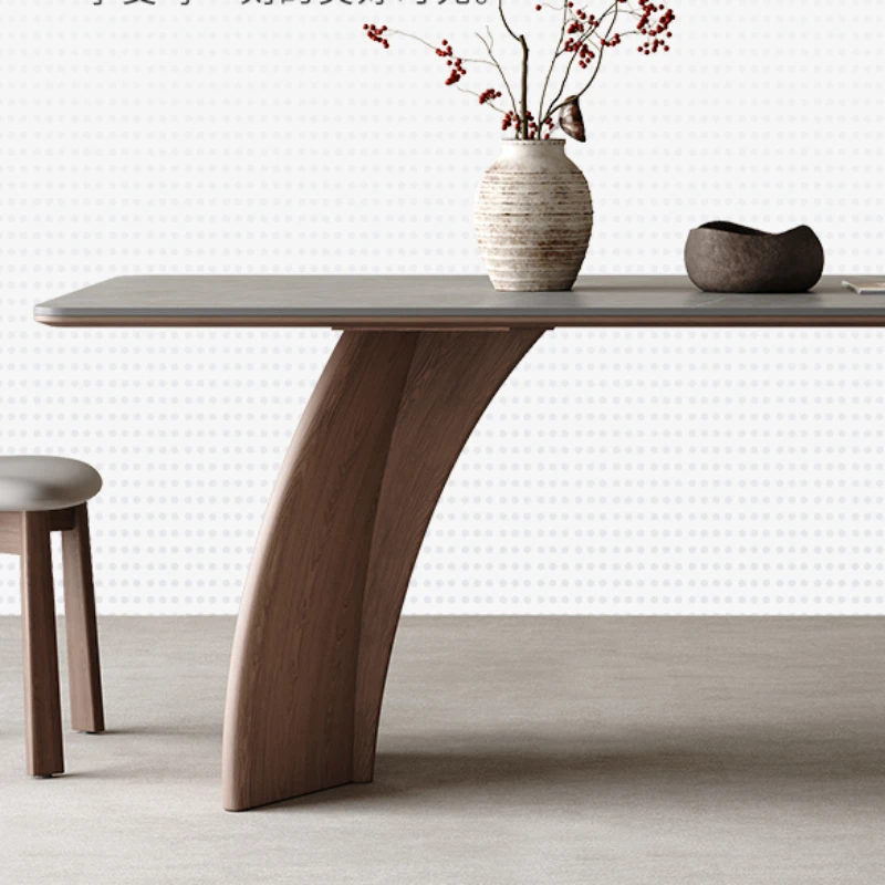 Кухонный стол Обеденный элегантный Дизайнерский кофе Прямоугольная