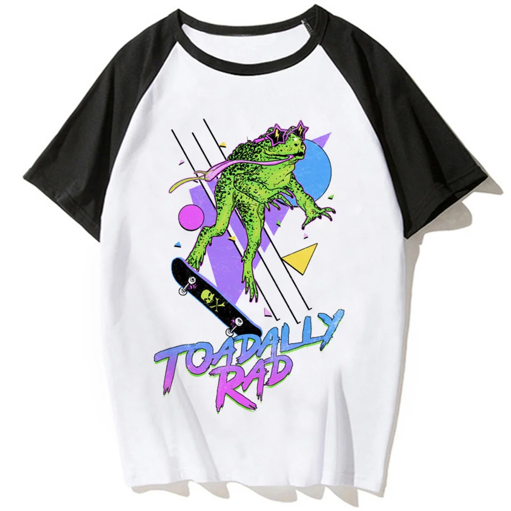 

Toadally Rad Женская забавная футболка top girl harajuku графическая одежда