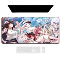 mouse pad anime azur lane 2 game player accessories desk pads computer notebook keyboard mousepad non slip rubber carpet xxl