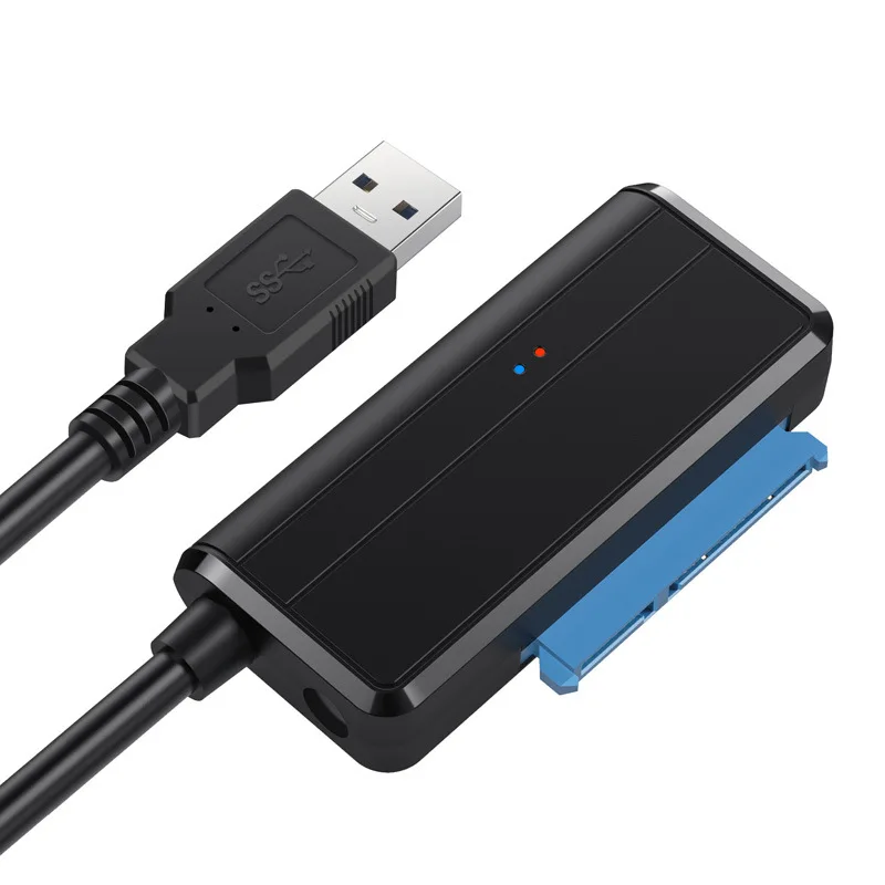 

SATA To USB3.0 Cable, USB 3.0 To SATA Hard Drive Adapter Compatible for 2.5 3.5 HDD/SSD Hard Drive Disk with Power, Support UASP
