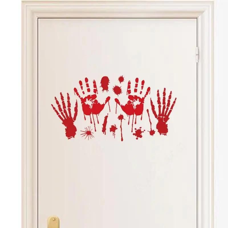 

Halloween Bloody Footprints Halloween Decorations Spooky Stickers Halloween Decorations Window Walls And Floors Stickers