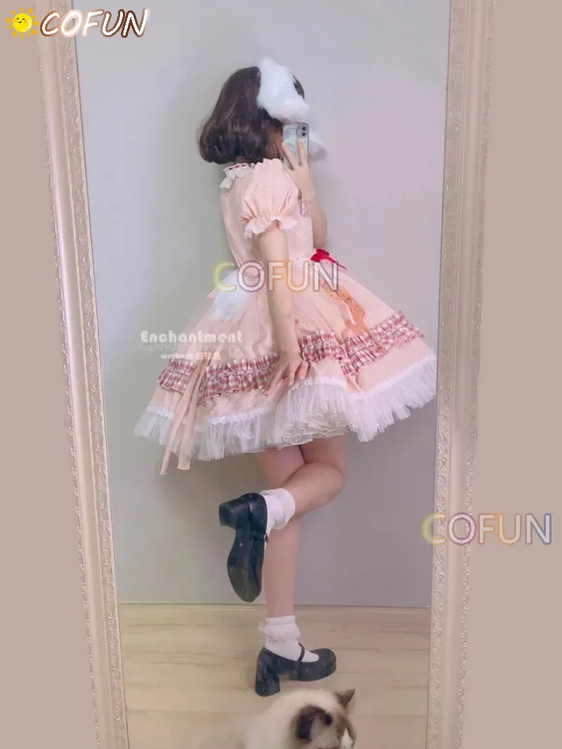 Костюм для косплея RealCos Touhou Project Tewi Inaba с черным кроличьим животом косплей-костюм