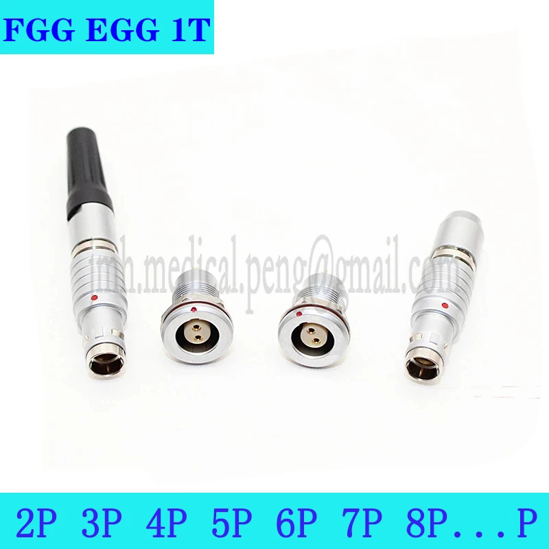 

FGG EGG 1T Openings M12 Push-pull self-locking Waterproof IP68 Connector 2 3 4 5 6 7 8 10 12 14 16 Pin Male Plug Female Socket