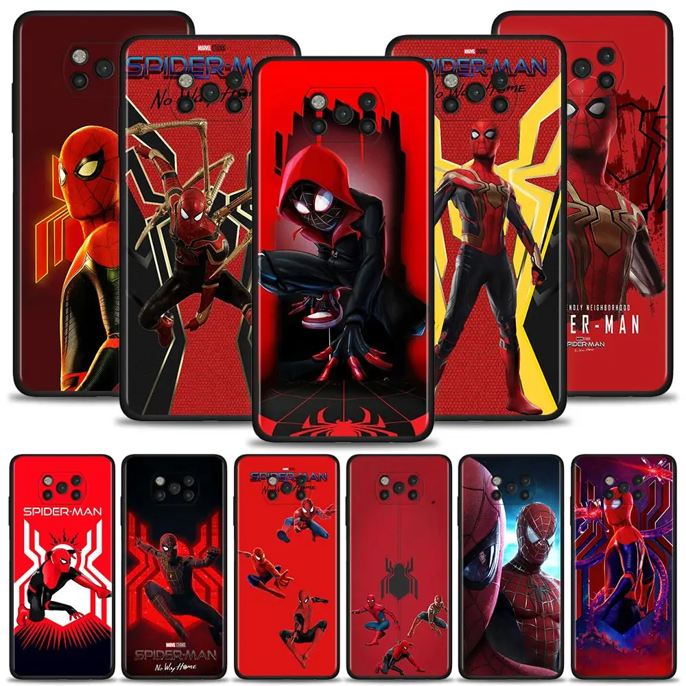 Для Xiaomi PocoX3NFC Poco M3 M4 X3 Pro F3 GT X3Pro X3GT для Mi 12 11T 11 9T Note 10Lite чехол Marvel Человек-паук 3 том