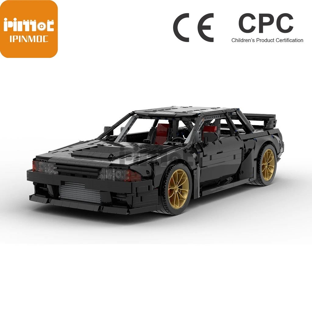 

Moc-62624 R32 skyline GTR skyline super run 3655pcs electronic drawing splicing building block technology assembly