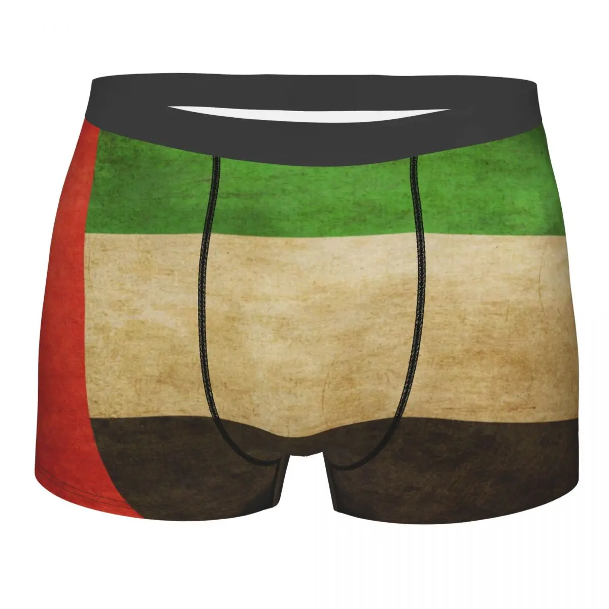 

Boxer Men Underpants Emirates Flag Stripes Men's Panties Shorts Breathable Mens Underwear Briefs Sexy Boxers