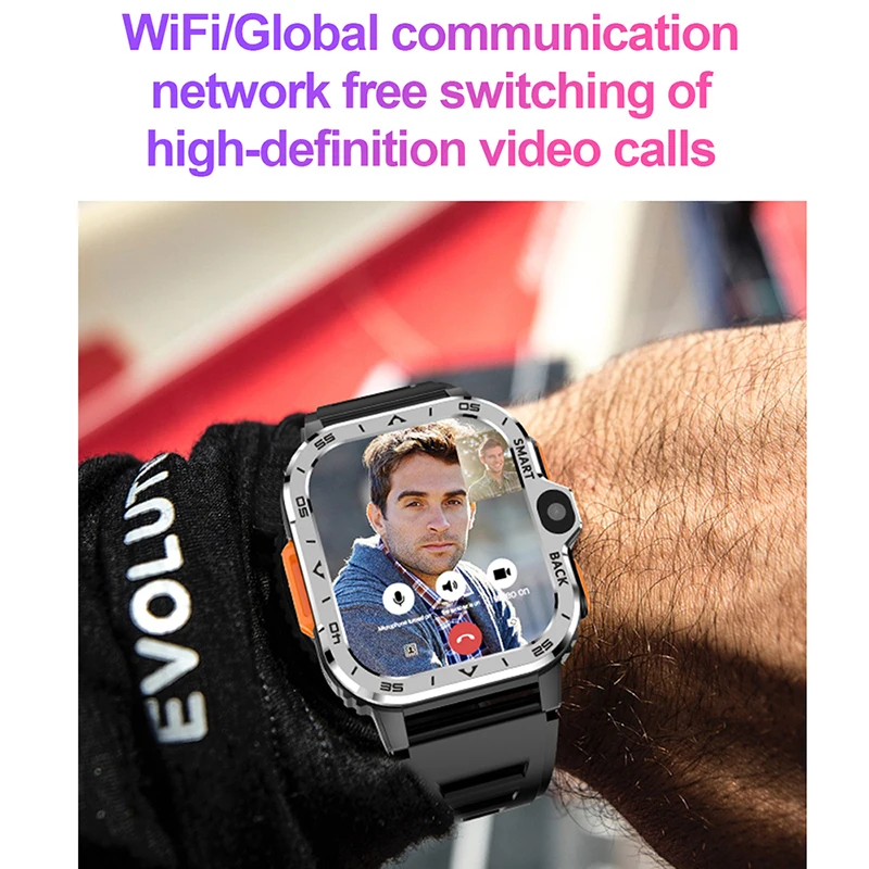 Смарт-часы 2 03 дюйма 4G сеть GPS Wi-Fi SIM двойная камера прочные 16 ГБ 64 Гб ПЗУ Google Play IP67