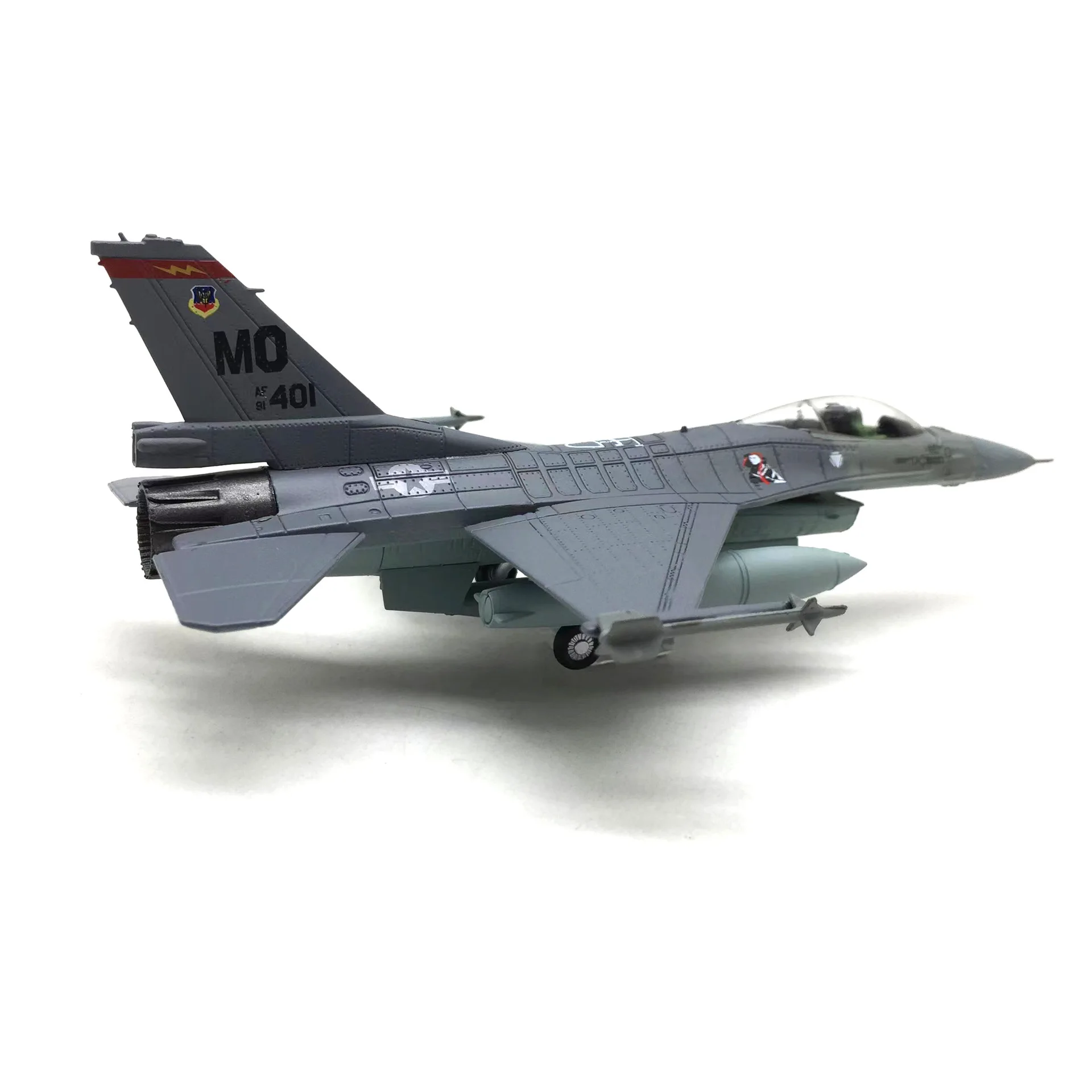 Фото 1:100 ВВС США F-16c Боевой истребитель Сокол, имитация сплава, модель самолета, готовый продукт №5