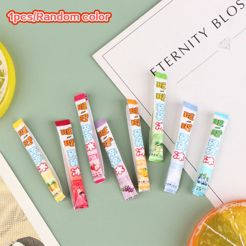 Doll House Miniature Food And Play Snacks Crushed Ice Model Dollhouse Popsicle Charm Simulation Mini Broken Ice Lolly DIY